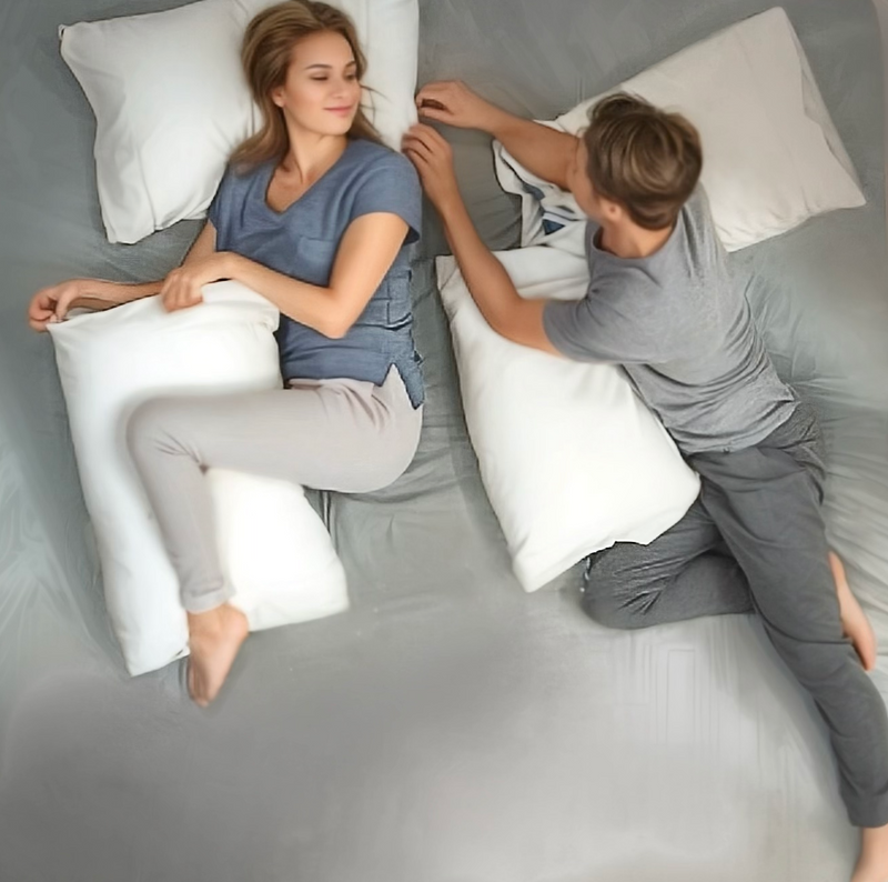 Height-Adjusting Pillow Casings & Pillows