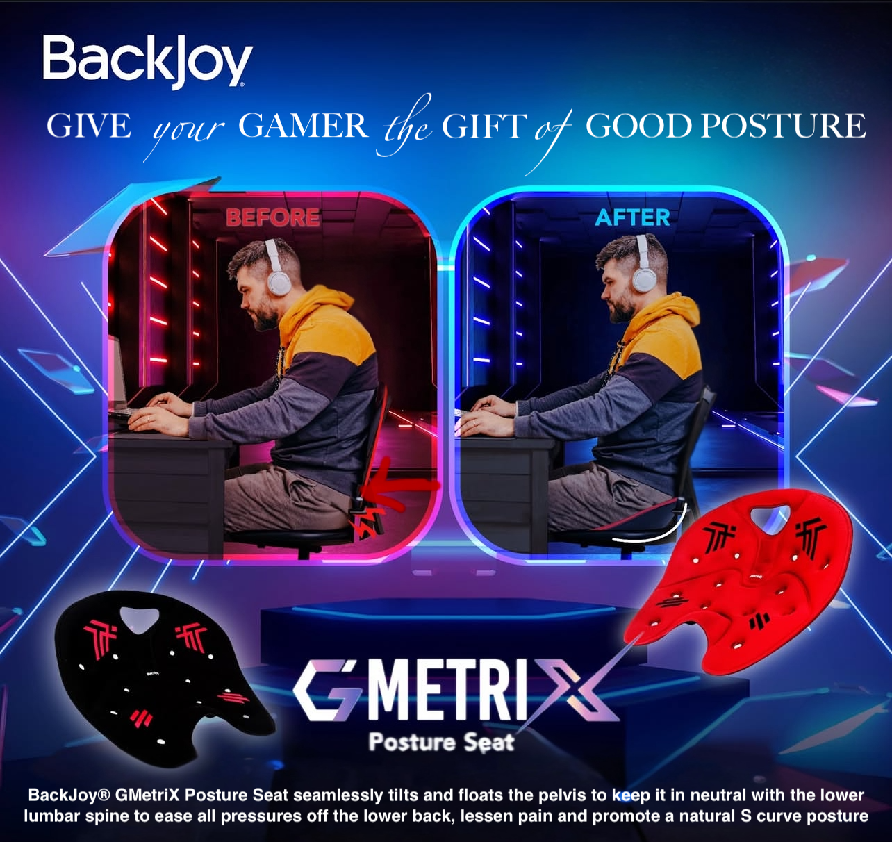 SitSmart Core Traction G·MetriX | Anime-Inspired Gaming Edition