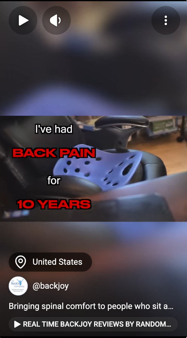 Bringing Spinal Comfort to BackJoy Users