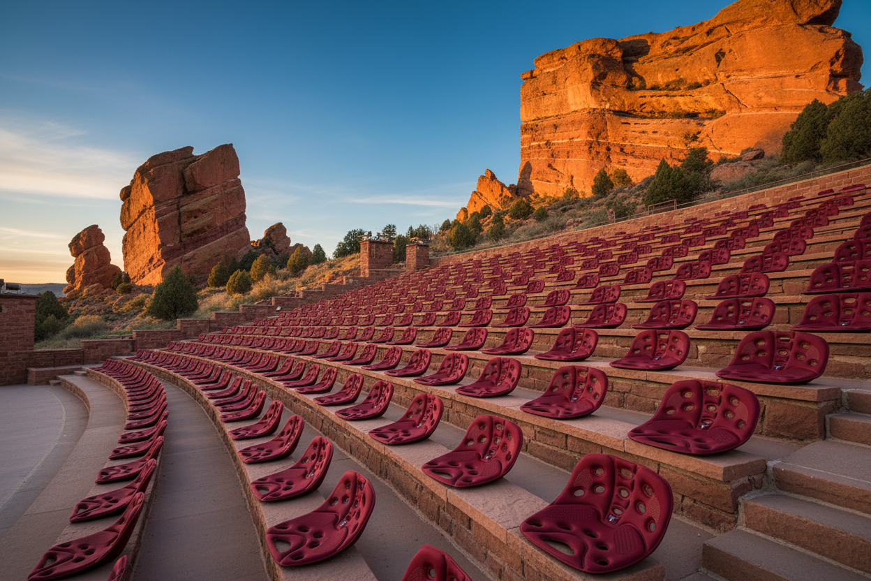 BackJoy SitSmart Relief at Red Rocks Amphitheater